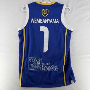 1255 Authentic Classics Victor Wembanyama Mets 92 Boulogne-Billancourt Jersey